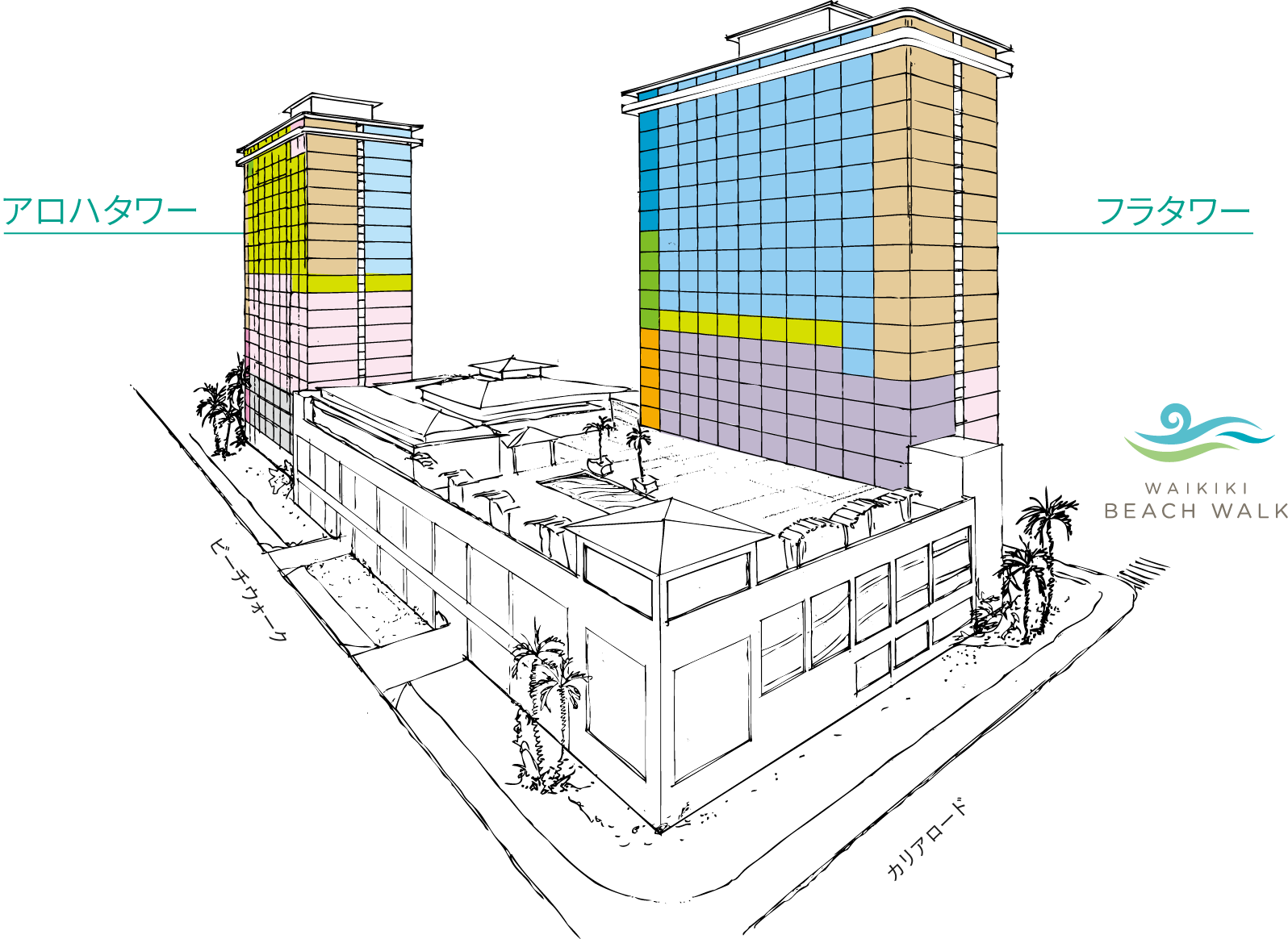 アロハタワー/フラタワー
